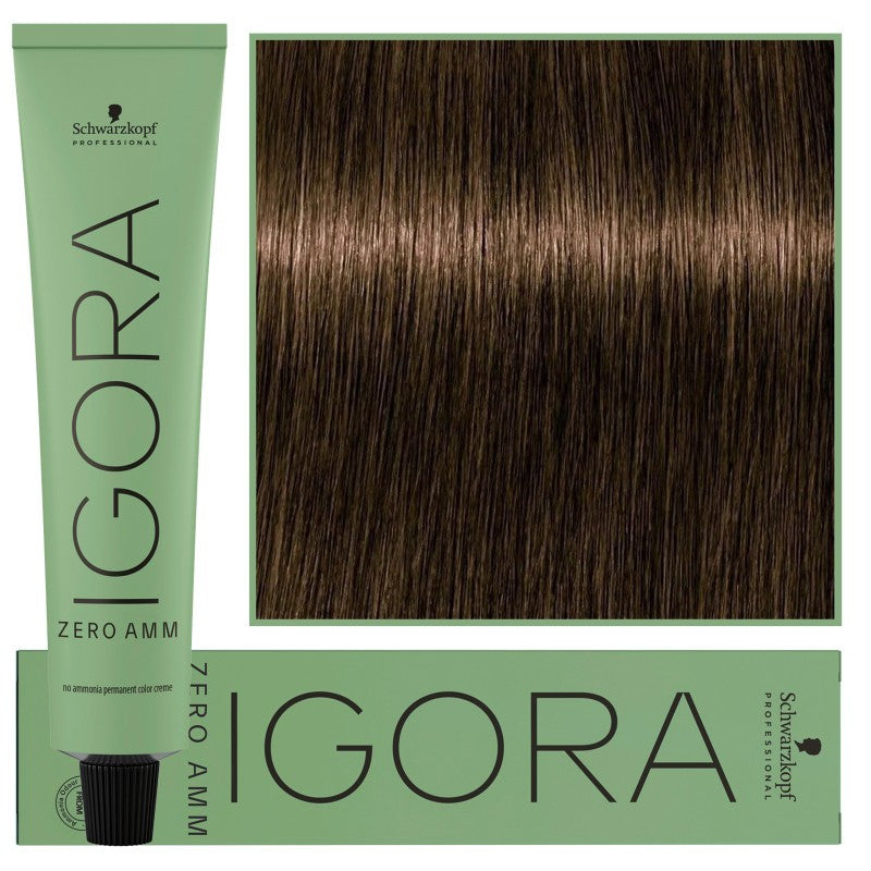 Schwarzkopf Ammattimainen Igora Zero Amm Hiusväri 60ml 3-0 | Luonnollinen Tummanruskea