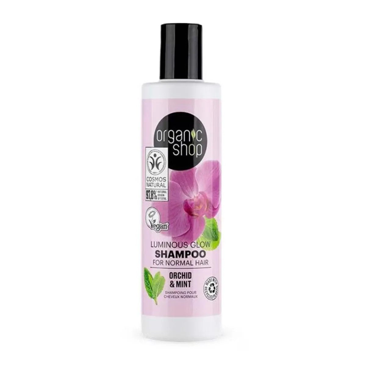 Organic Shop Natura Siberica Orkidea- ja minttushampoo normaaleille hiuksille 280 ml