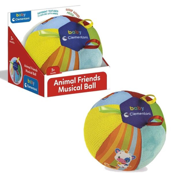 Clementoni Animal Friends Musical Ball