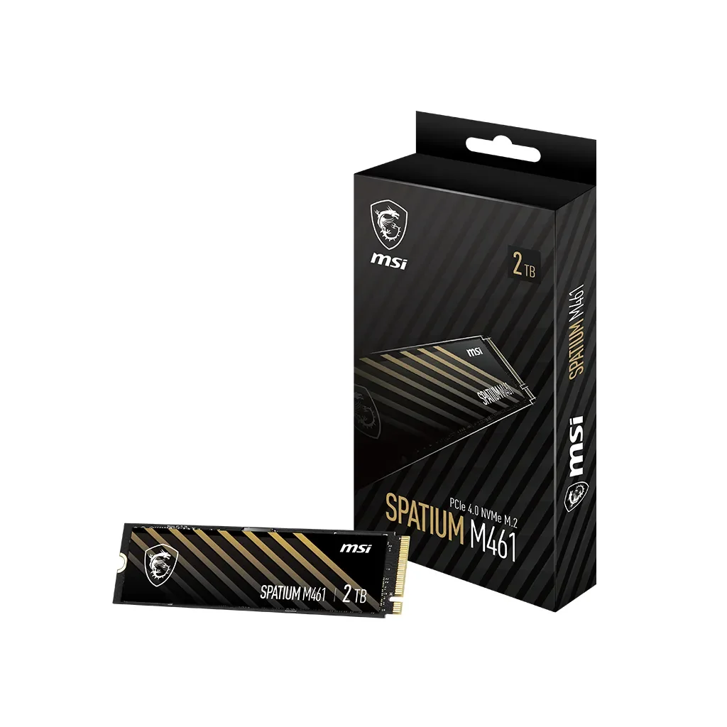 MSI Spatium M461 SSD - 2TB - M.2 2280 - PCIe 4.0