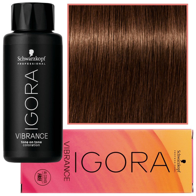 Schwarzkopf Professional Igora Vibrance – Puolipysyvä ammoniakiton hiusväri 60ml 5-57 | Vaalea kastanja kulta-kupari