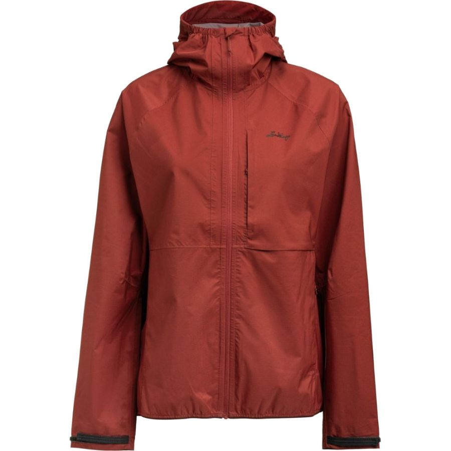 Lundhags Tived Waterproof Jacket, sadetakki, naiset, punainen