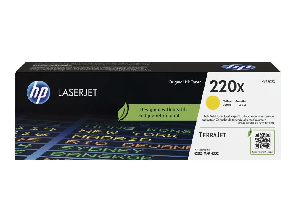 HP 220X -laservärikasetti, keltainen