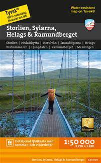 Calazo Storlien Sylarna Helags Ramundberget 1:50.000 retkeilykartta, ulkomaat