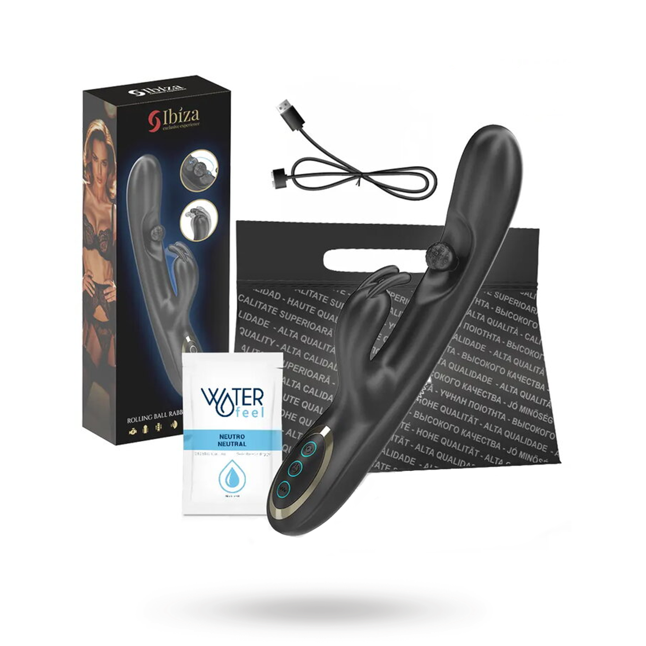 Powerful Rabbit Vibrator With Rolling Pearl Jänisvibraattori