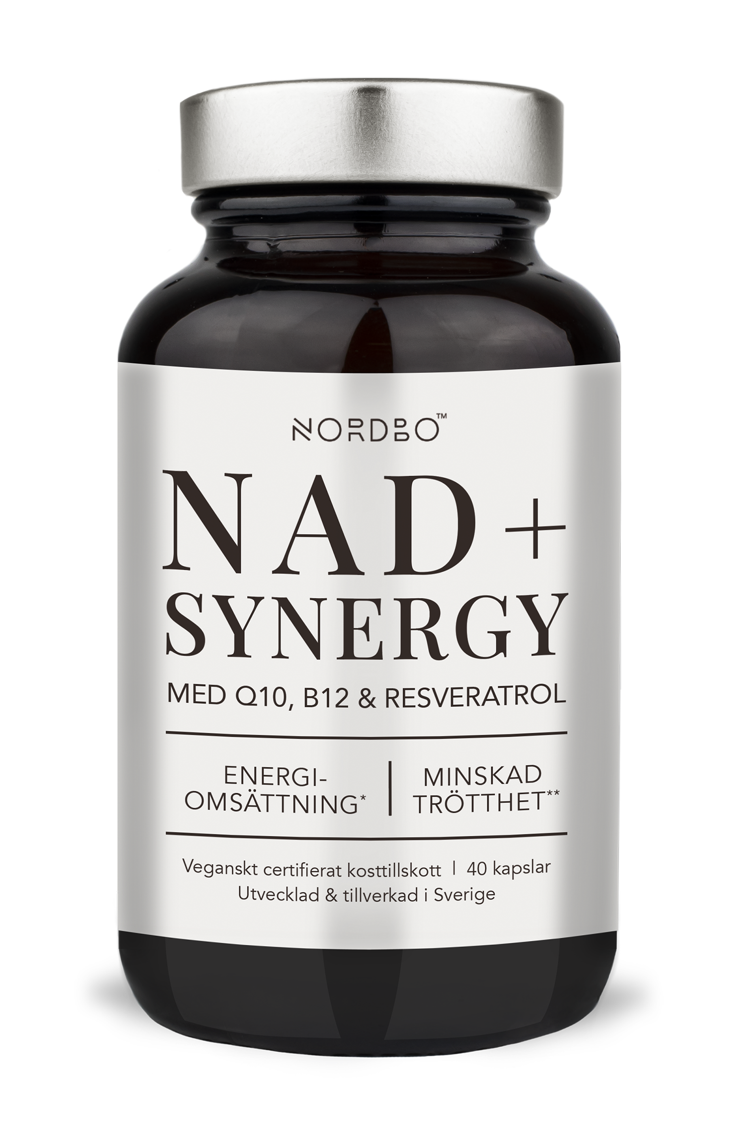 Nordbo NAD+ Synergy 40 kaps