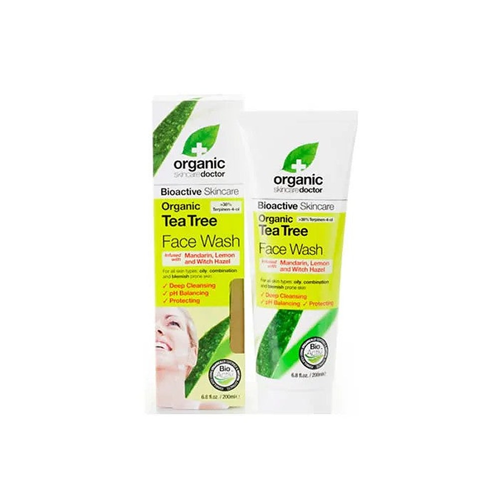 Dr Organic Tea Tree Organic Facial Cleanser 200ml