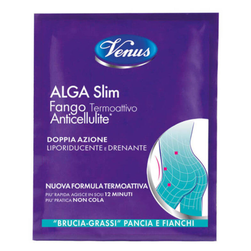 Venus Alga Slim Fango Termoattivo Anticellulite Pancia e Fianchi 80 g — Crema Corpo