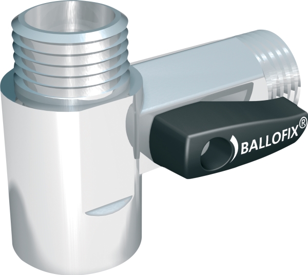Ballofix-sovitin ilman sulkuventtiiliä 1/2