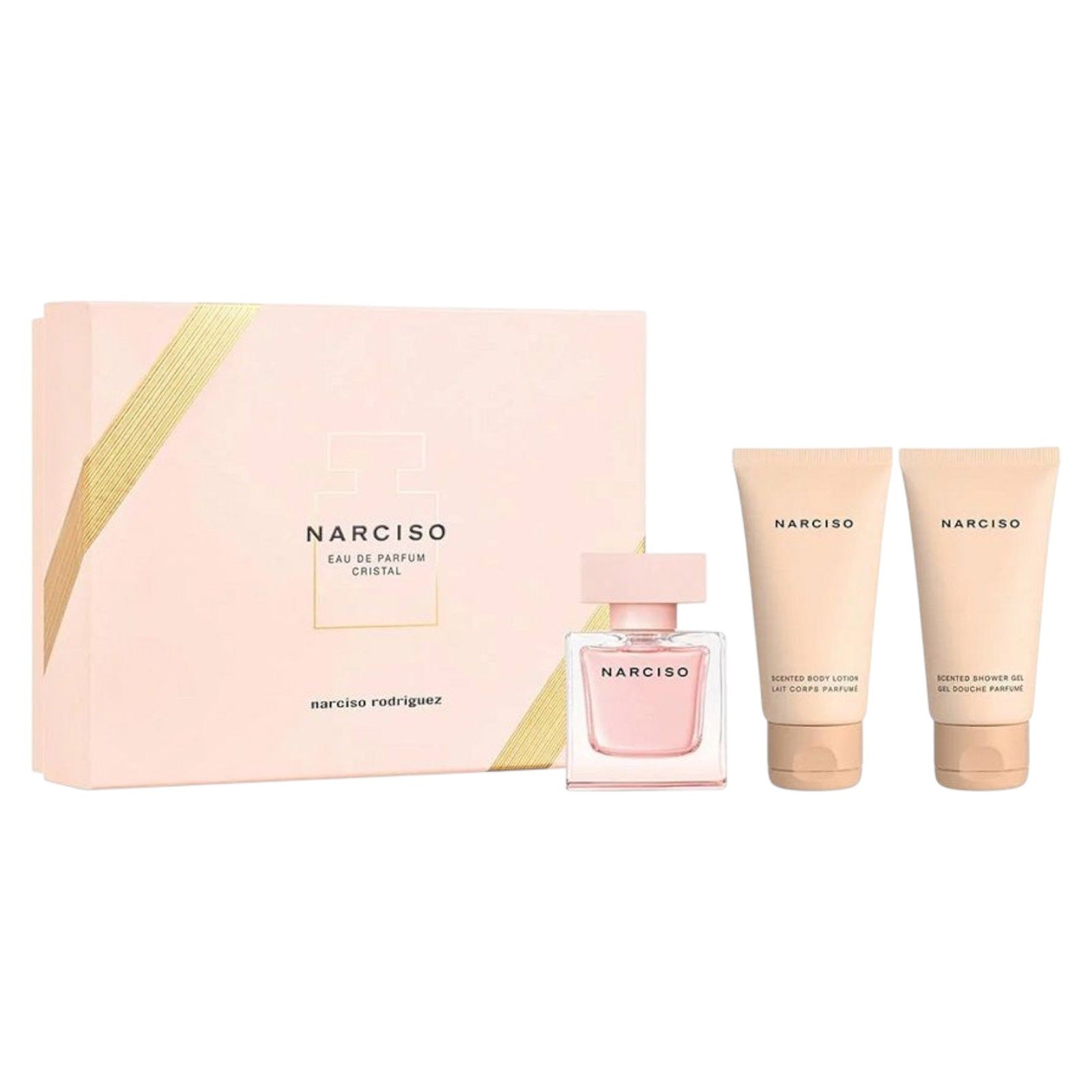 Narciso rodriguez Narciso Eau de Parfum Cristal Lahjapakkaus eau de parfum 50 ml, vartalovoide 50 ml ja suihkugeeli 50 ml - 50ml