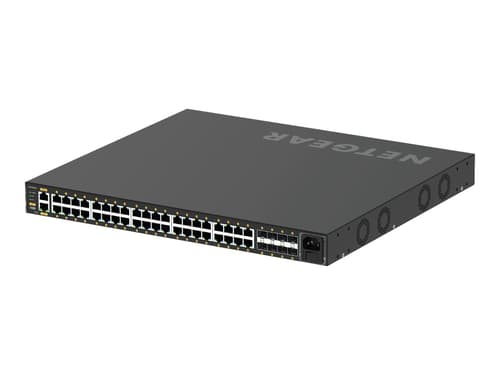 Netgear Gsm4248px-100eus Verkkokytkin Hallittu L2/l3/l4 Gigabit Ethernet (10/100/1000) Power Over Ethernet -tuki Musta