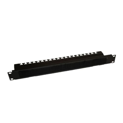 Lanview 1u 19" Bent Brushed Cable Organizer Panel