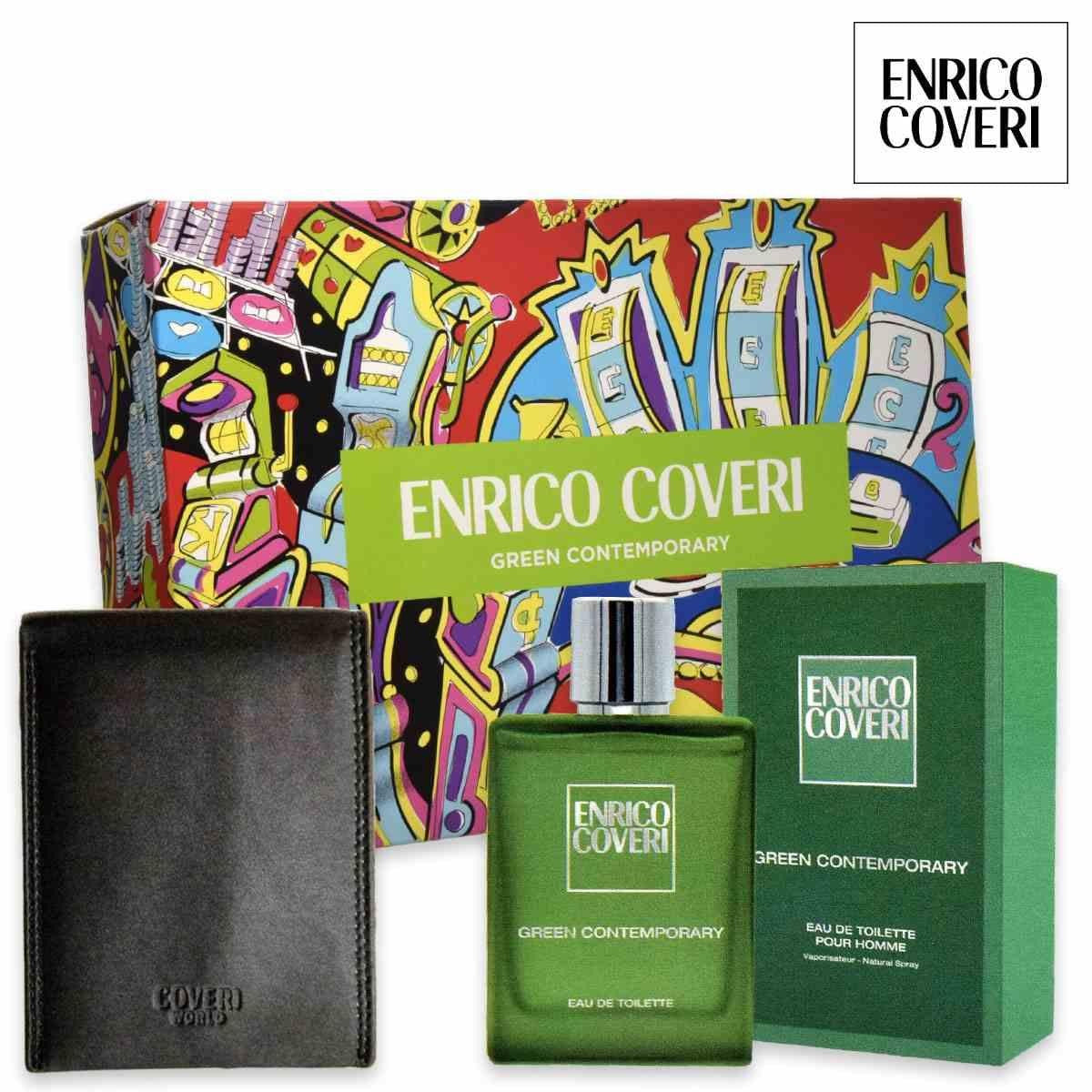 Enrico Coveri Coveri Green Contemporary Edt 100 Ml+lompakko