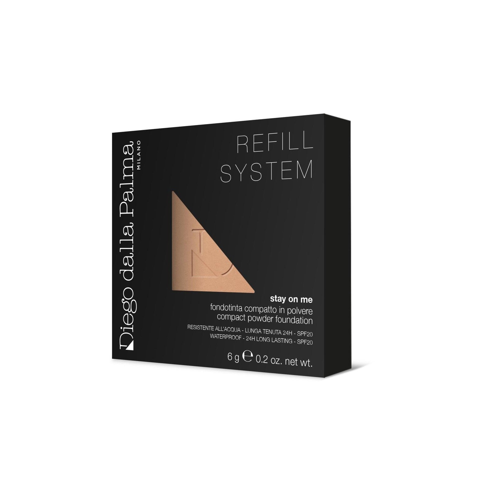 Diego Dalla Palma Stay On Me Refill - Compact Powder Foundation 54 - Biscuit-N (6 G)