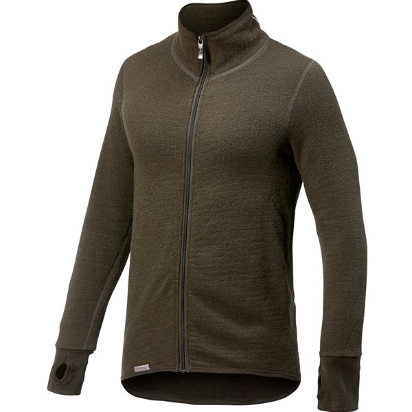Woolpower Full Zip Jacket 400Jacket Pine Green - L