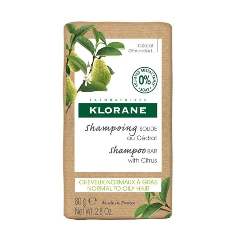 Klorane Shampoo Solido alla Citronella 80g — Shampoo solido