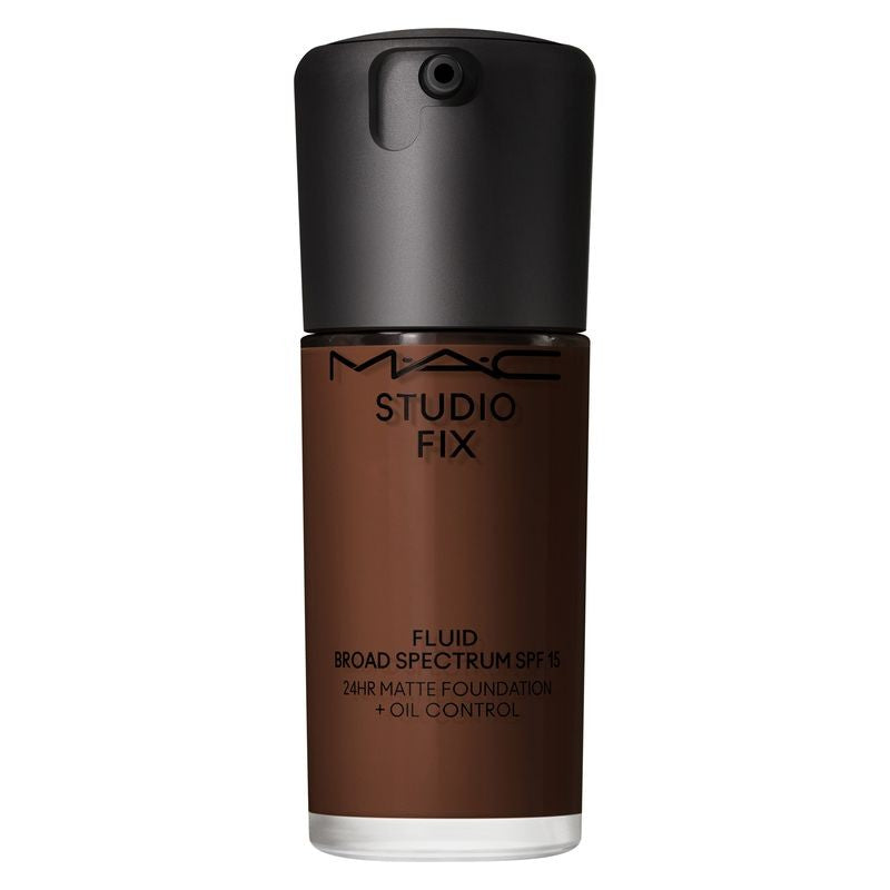 MAC Cosmetics Studio Fix Fluid SPF 15 24HR Matte + Oil Control mattapintainen meikkivoide SPF 15 väri NC65 30 ml