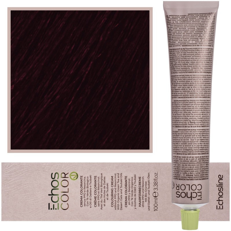 Värivoide Echosline Echos - Hiusväri 100 ml 4.55 | Keskiruskea mahonki
