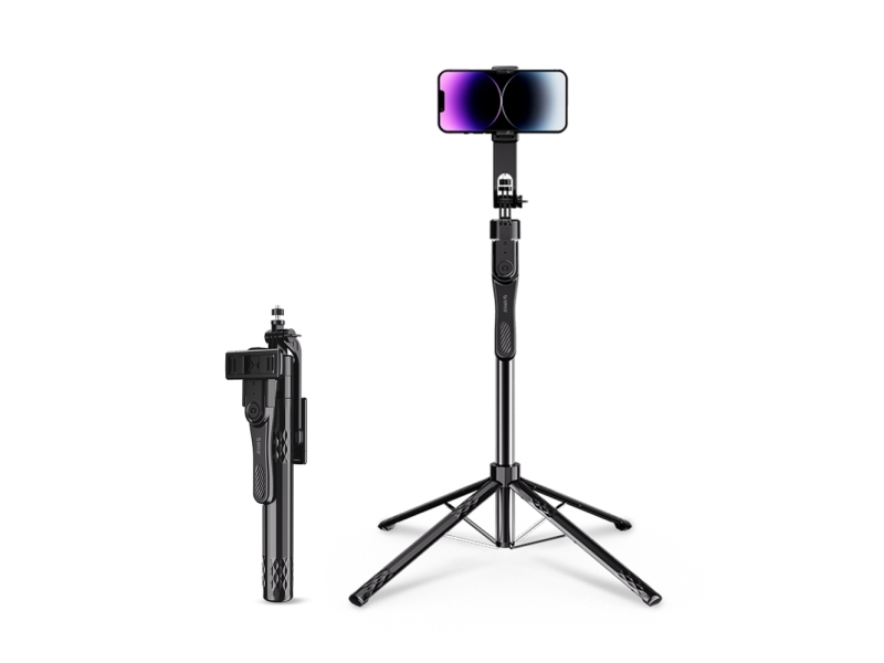 ORICO Selfie stick Orico SPN185 1/4" tripod for phone camera with 360 degree rotation Bluetooth 5.2 - black