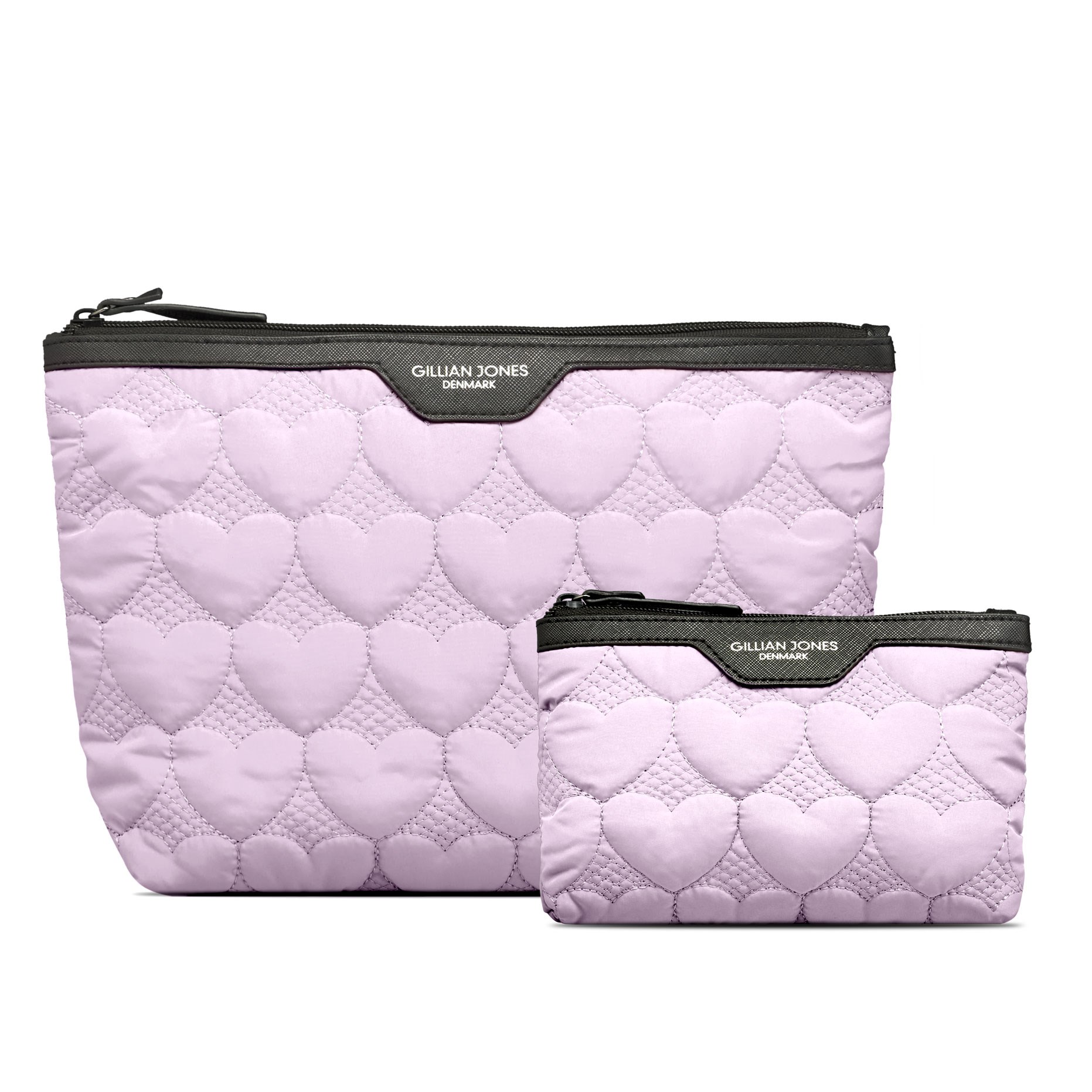 Gillian Jones Urban Travel 2-piece set - Purple hearts