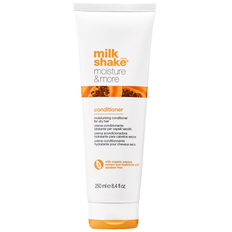 Milk Shake Moisture & More kosteuttava hoitoaine kuiville hiuksille 250 ml