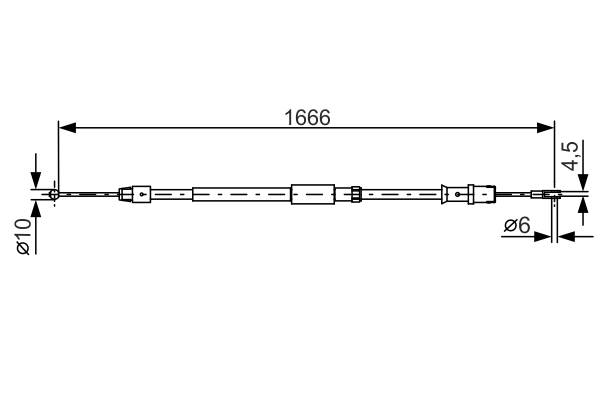 Bosch Käsijarruvaijeri 1987482032