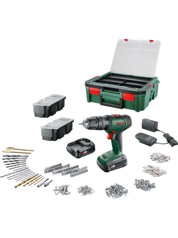 Bosch AKKUSLAGBOREMASKINE 18V 2X1,5AH S-BOX S-BOX