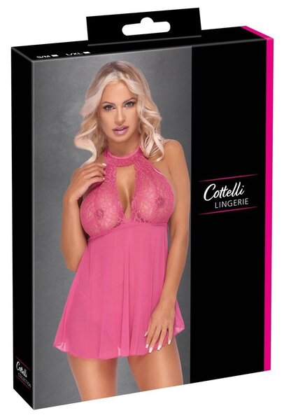 Pink babydoll & thong