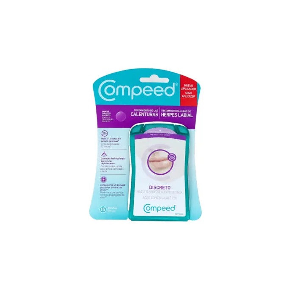Compeed Invisible huuliherpeslappu 15 yksikköä