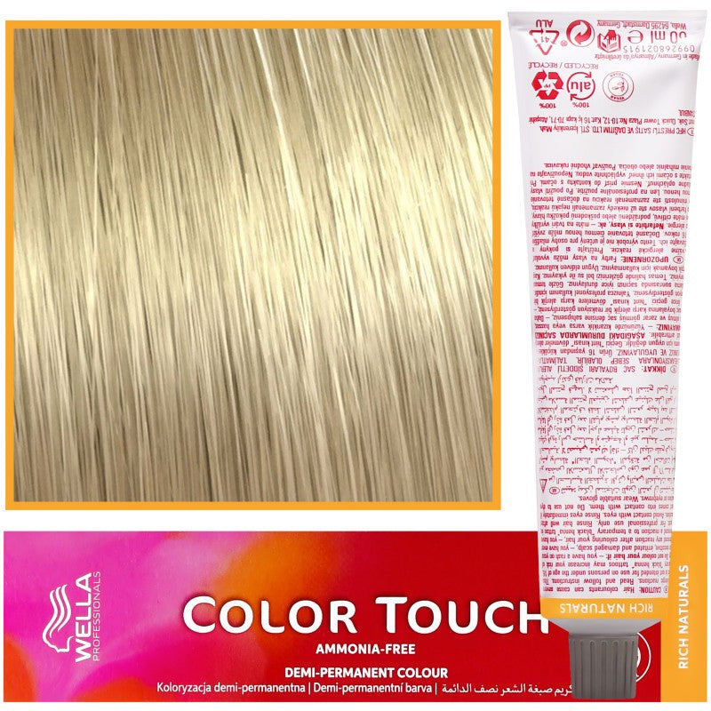 Hiusväri WELLA COLOR TOUCH 60 ml 10/1 Vaalein tuhkanvaalea