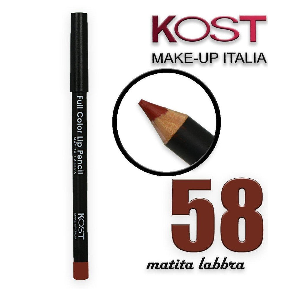 Huulikynä Kost Make Up 58 Tumma Ruskea Täysväri