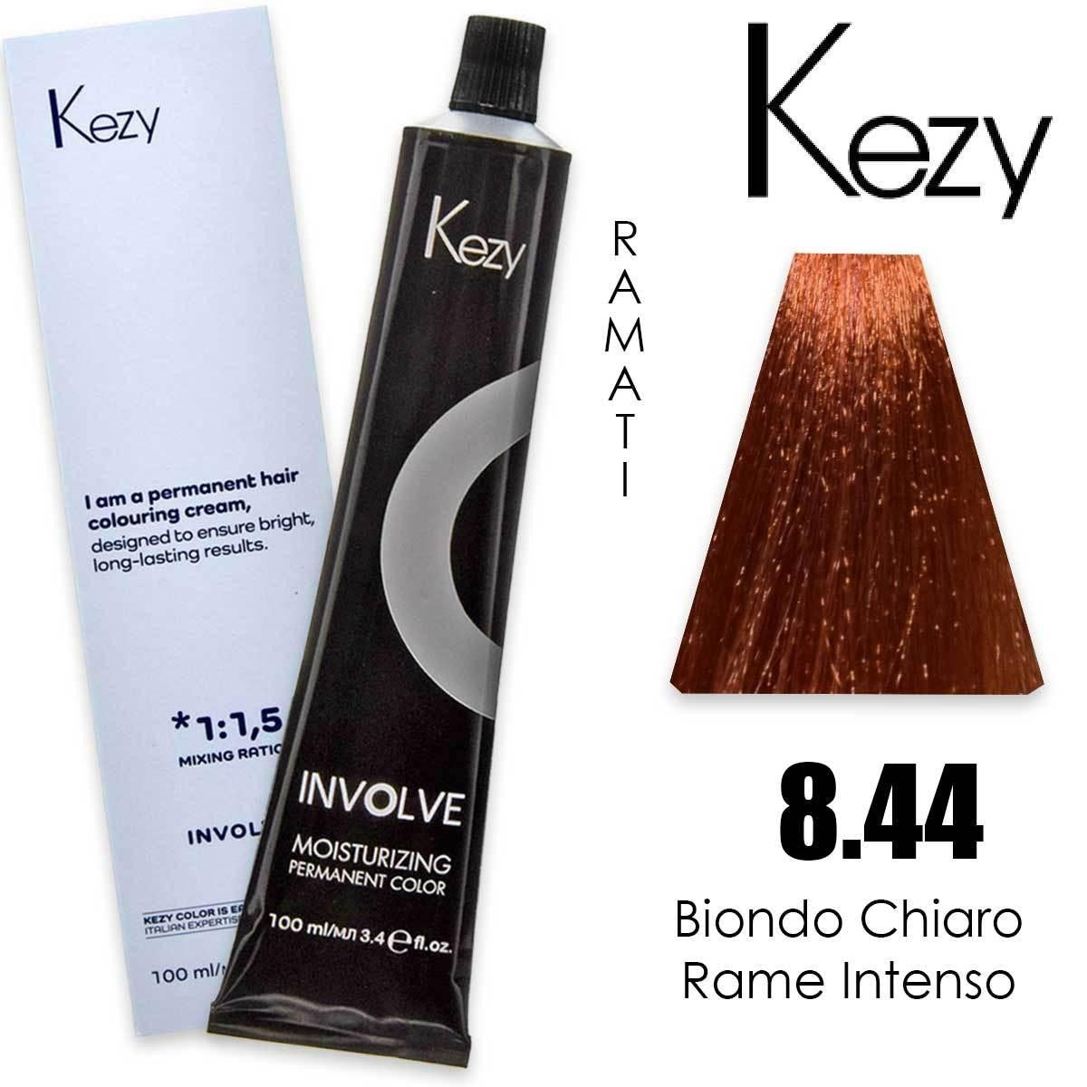 Kezy Involve Color 100 ml Intensiivinen Vaalea Kupariblondi 8.44