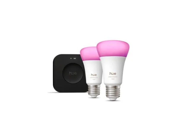 Älykkäät LED-lamput E27 1100lm, valkoinen ja värillinen + silta