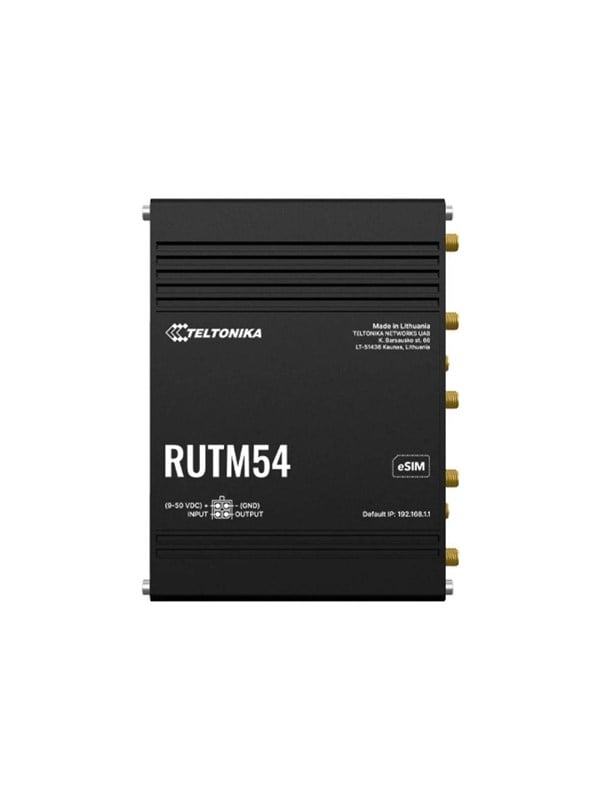 TELTONIKA NETWORKS RUTM54 DUAL SIM ja eSIM 5G ultra-reititin TELIT-versio TELIT-versio
