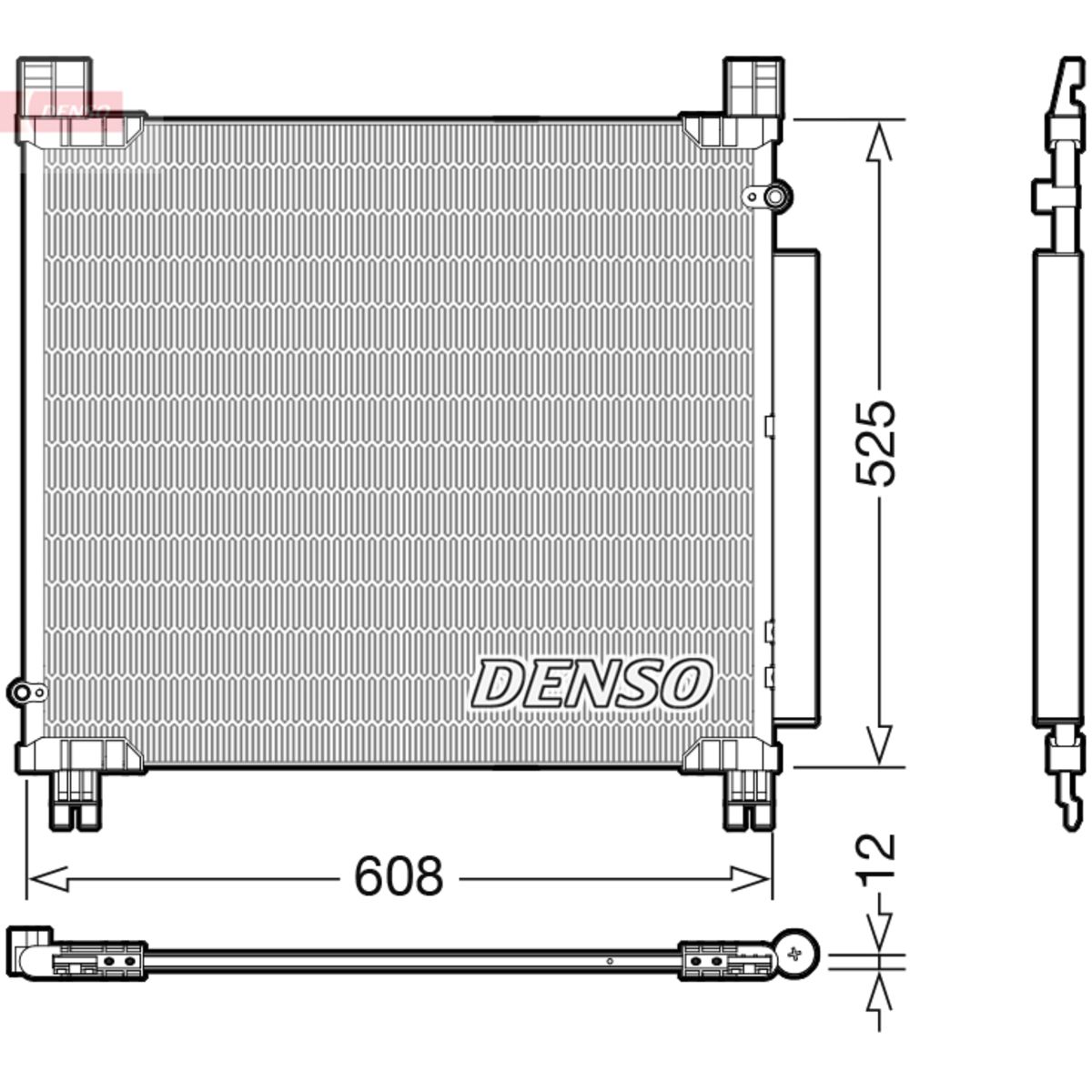 Lauhdutin, ilmastointilaite DENSO DCN50050