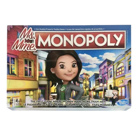 Hasbro Ms. Monopoly The First Game Where Women Make More Than Men Lautapeli (englanniksi/ranskalaiseksi)