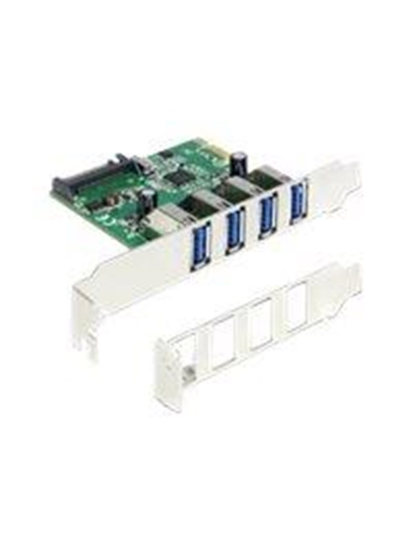 DeLOCK PCI Express Card > 4 x USB 3.0, USB adapter, PCIe 2.0