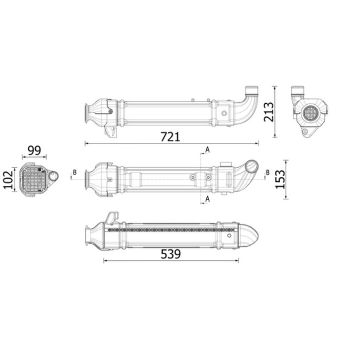 EGR-jäähdytin MAHLE CE 45 000P