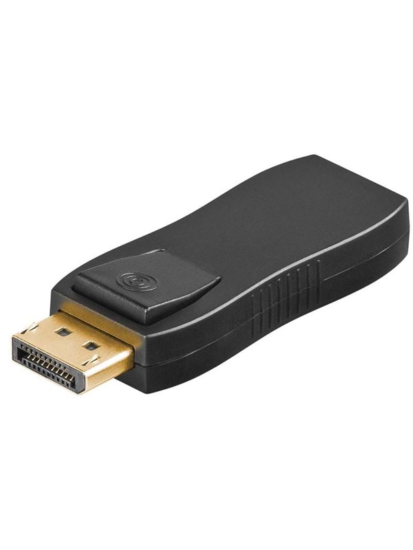 Goobay DisplayPortTM/HDMITM-adapter 1.1, Guldpläterad DisplayportTM plugg > HDMITM-uttag (typ A)