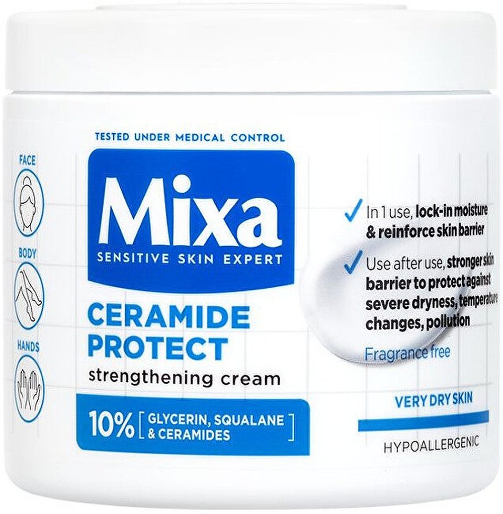 Mixa Ceramide Protect -vahvistava voide (erittäin kuivalle iholle) - 400ml