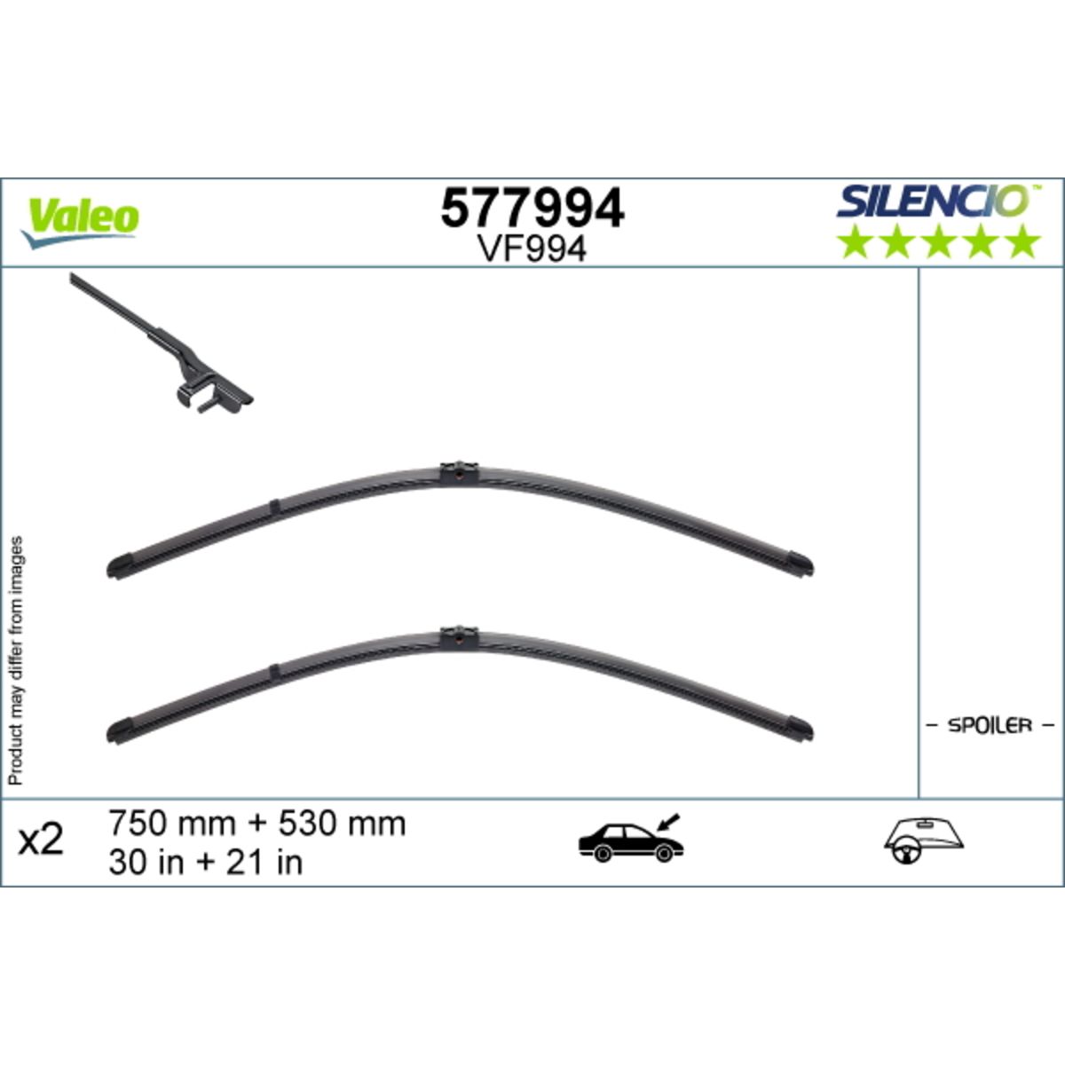Pyyhkijänsulka VALEO 577994