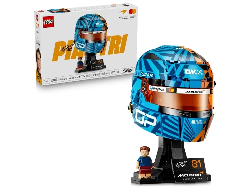 LEGO Editions Formula 1 43017 McLaren Mastercard F1 Team Oscar Piastri Helmet