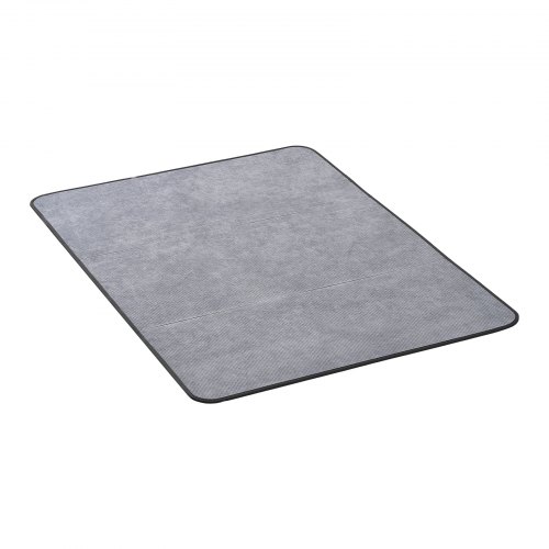 VEVOR Chair Mat, 915 x 1225 mm Office Chair Mat for Hard Floors, Floor Protector for Rolling Chairs, Corduroy Surface, Non-Slip & Easy to Clean, Smooth Glide Under Desk Rug for Home Office (Grey)