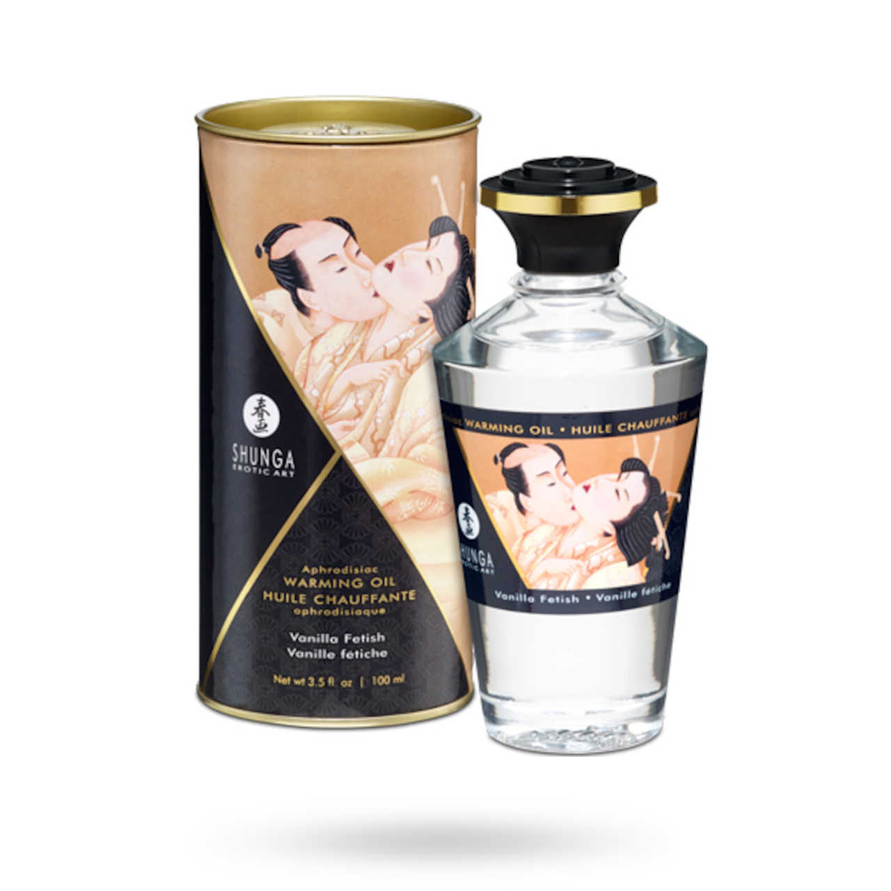 Aphrodisiac Warming Oil Vanilla Fetish 100 ml Vanilja Hierontaöljy