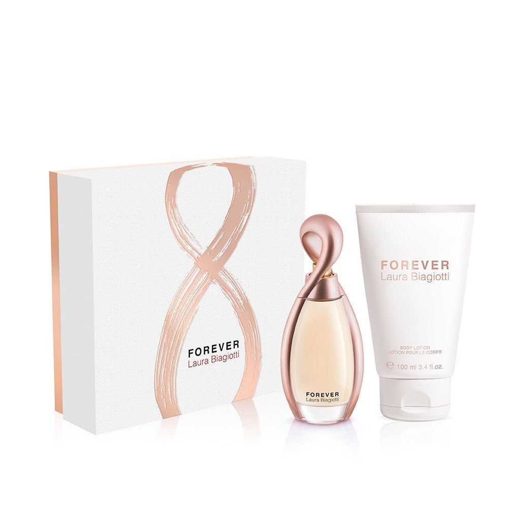 Laura Biagiotti -lahjapakkaus: Forever, Eau De Parfum, naisille, 60 ml + Forever, kosteuttava, vartalovoide, 100 ml