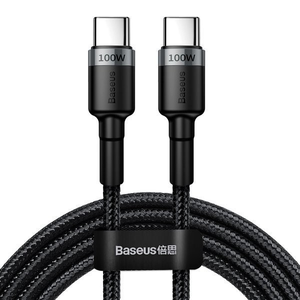 Baseus Cafule PD2.0 100W flash charging USB For Type-C cable (20V 5A)2m Gray+Black
