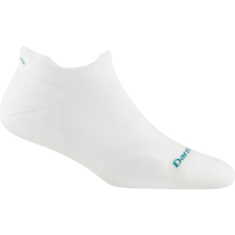 Darn Tough Run No Show Tab Ultra-Lightweight with C White - M