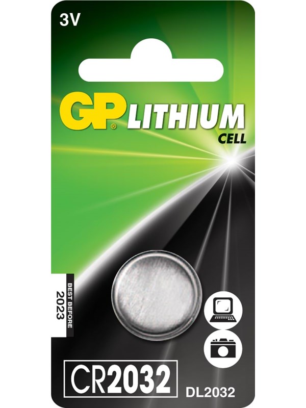 GP BATTERIES GP CR 2032-C1 GP-CR2032 Vastaa: N/A