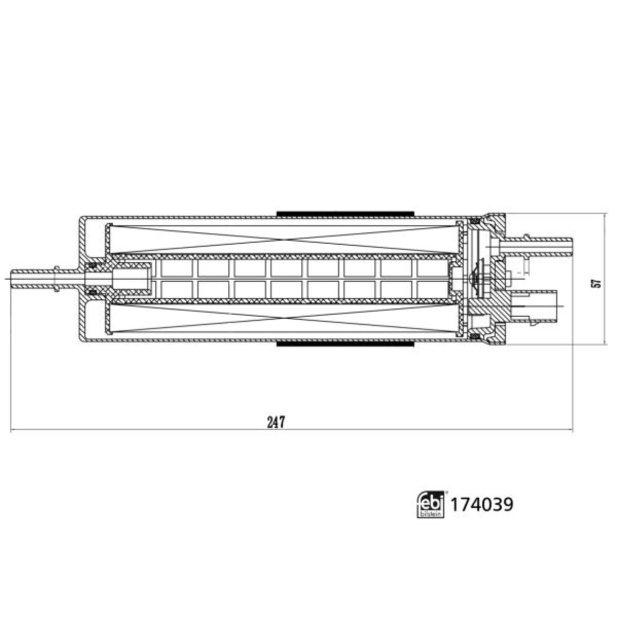 Polttoainesuodatin FEBI BILSTEIN 174039