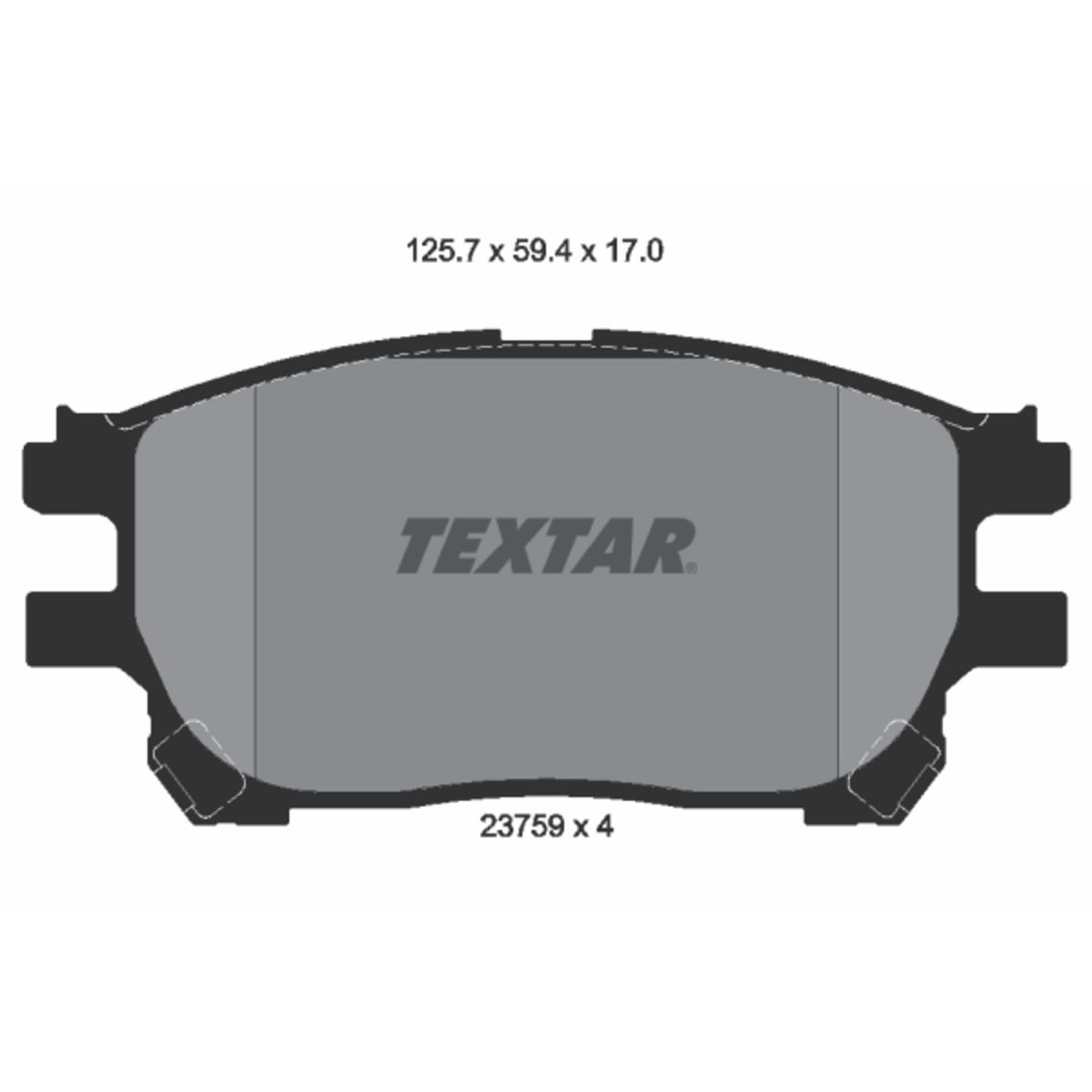 Jarrupalat, levyjarru TEXTAR 2375901